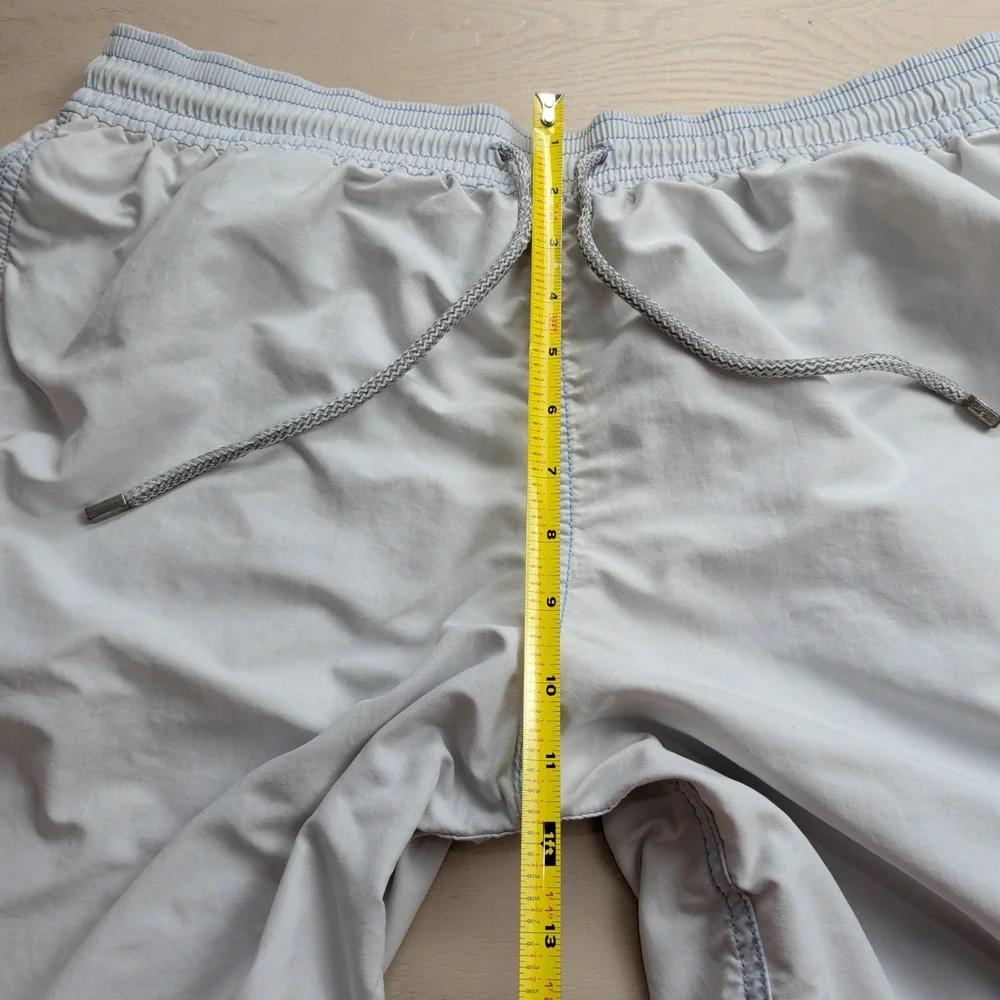 Vilebrequin Swim Trunks Mens XXL Light Blue Board Shorts Drawstring Mesh Lined